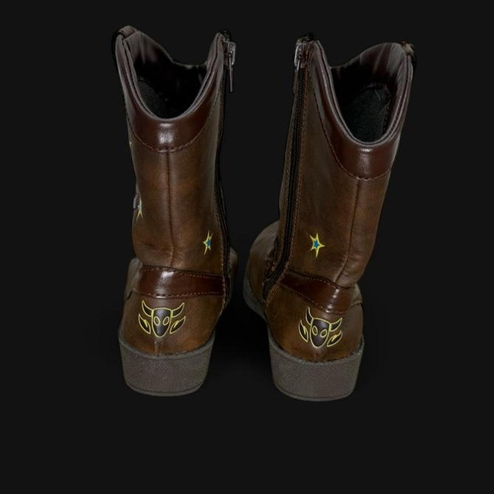 Disney Pixar Toy Story Woody & Bullseye Cowboy Boots Toddler Size 8 - Picture 5 of 6